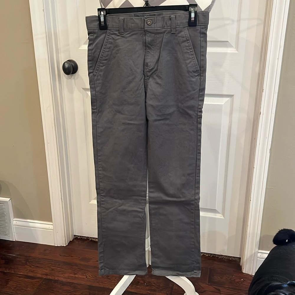 Chaps boy flat front dress pants, adjustable waist, size 16
